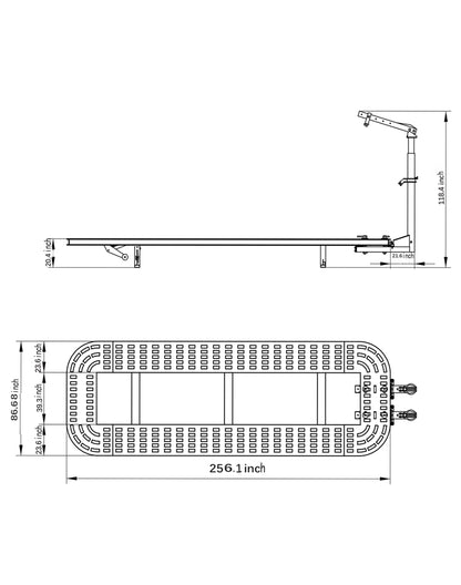 Katool KT-299U Long Auto Body Frame Machine 20FT