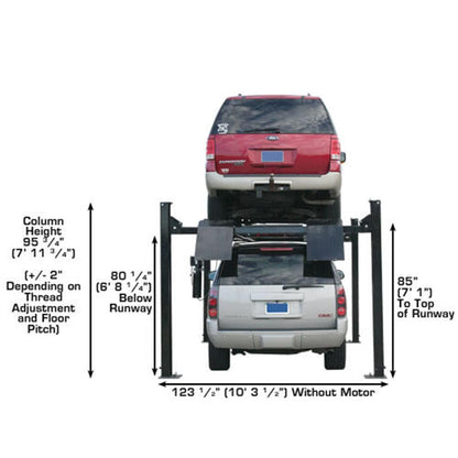 Atlas PRO9000 9,000lb 4 Post Vehicle Lift - Extra Tall &amp; Wide