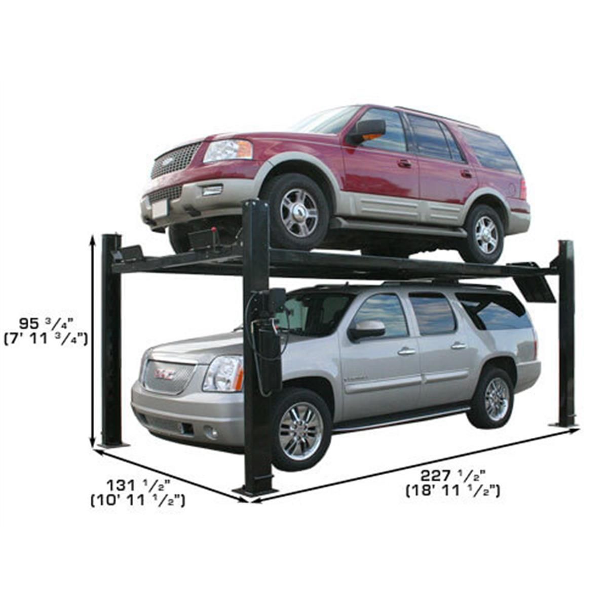 Atlas PRO9000 9,000lb 4 Post Vehicle Lift - Extra Tall &amp; Wide