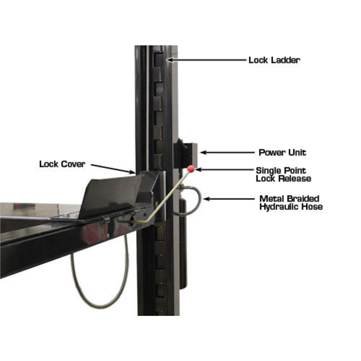 Atlas PRO9000 9,000lb 4 Post Vehicle Lift - Extra Tall &amp; Wide