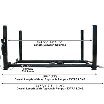 Atlas PRO9000 9,000lb 4 Post Vehicle Lift - Extra Tall &amp; Wide